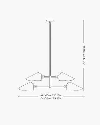 &Tradition Bonnet chandelier - Buy now on ShopDecor - Discover the best products by &TRADITION design