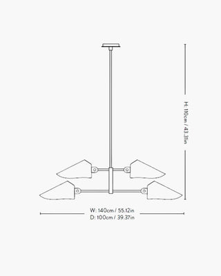 &Tradition Bonnet chandelier - Buy now on ShopDecor - Discover the best products by &TRADITION design