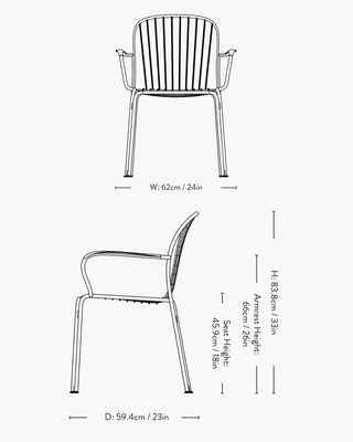 &Tradition Thorvald SC95 outdoor armchair - Buy now on ShopDecor - Discover the best products by &TRADITION design