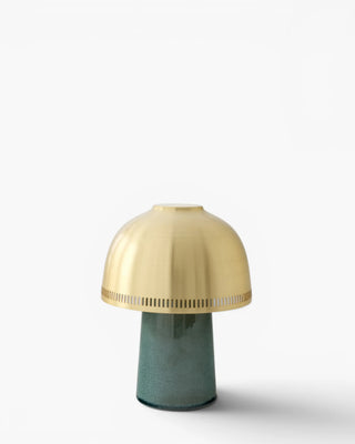 &Tradition Raku SH8 portable lamp &Tradition Blue Brass - Buy now on ShopDecor - Discover the best products by &TRADITION design