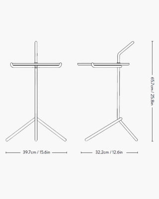 &Tradition Halten SH9 side table - Buy now on ShopDecor - Discover the best products by &TRADITION design