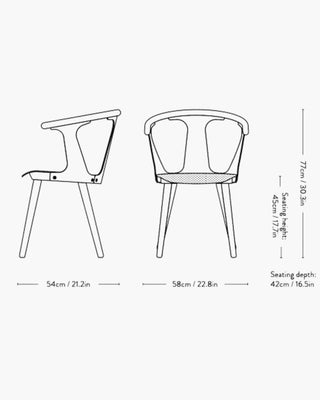 &Tradition In Between SK2 chair - Buy now on ShopDecor - Discover the best products by &TRADITION design