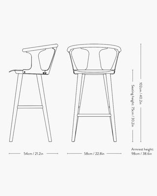 &Tradition In Between stool - Buy now on ShopDecor - Discover the best products by &TRADITION design