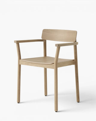 &Tradition Betty TK10 chair with armrests and wooden seat &Tradition Oak - Buy now on ShopDecor - Discover the best products by &TRADITION design