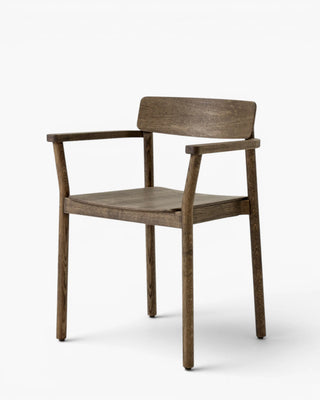 &Tradition Betty TK10 chair with armrests and wooden seat &Tradition Smoked Oak - Buy now on ShopDecor - Discover the best products by &TRADITION design