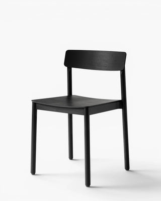 &Tradition Betty TK2 chair with wooden seat &Tradition Black Oak - Buy now on ShopDecor - Discover the best products by &TRADITION design