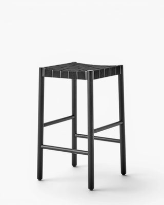 &Tradition Betty stool with webbed seat &Tradition Black Oak h 66 cm - Buy now on ShopDecor - Discover the best products by &TRADITION design