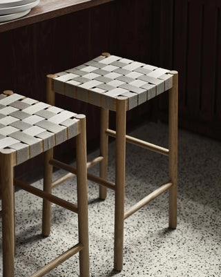 &Tradition Betty stool with webbed seat - Buy now on ShopDecor - Discover the best products by &TRADITION design
