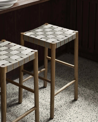 &Tradition Betty stool with webbed seat - Buy now on ShopDecor - Discover the best products by &TRADITION design