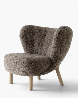 &Tradition Little Petra VB1 lounge chair &Tradition Sheepskin Sahara 17mm Oak - Buy now on ShopDecor - Discover the best products by &TRADITION design