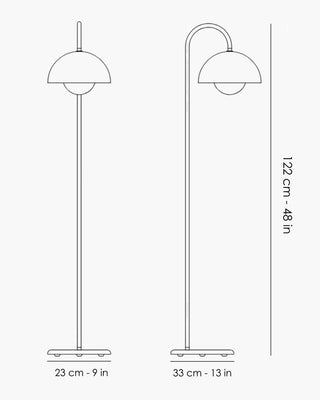 &Tradition Flowerpot VP12 floor lamp - Buy now on ShopDecor - Discover the best products by &TRADITION design