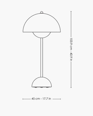 &Tradition Flowerpot VP3 table lamp - Buy now on ShopDecor - Discover the best products by &TRADITION design