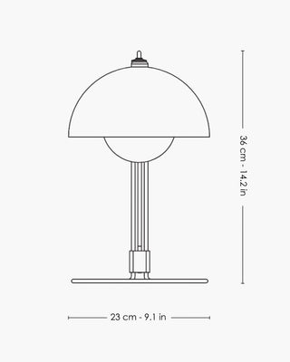 &Tradition Flowerpot VP4 table lamp - Buy now on ShopDecor - Discover the best products by &TRADITION design