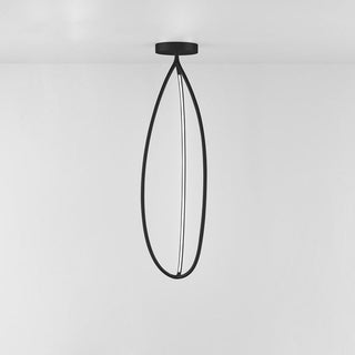 Artemide Arrival 130 ceiling lamp LED h. 130 cm. Matt black - Buy now on ShopDecor - Discover the best products by ARTEMIDE design
