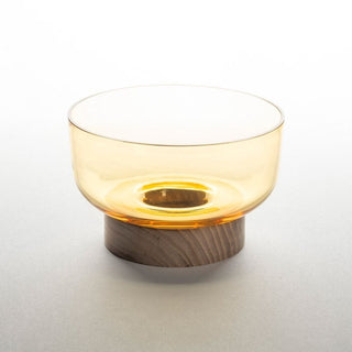 Artemide Bontà wooden base with bowl diam. 18 cm. Artemide Bontà Topaz - Buy now on ShopDecor - Discover the best products by ARTEMIDE design