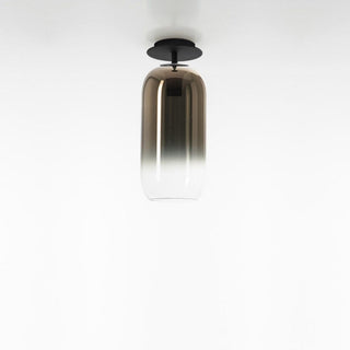 Artemide Gople Mini ceiling lamp with black structure Artemide Gople Bronze - Buy now on ShopDecor - Discover the best products by ARTEMIDE design