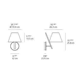 Artemide La Petite wall lamp 110 Volt - Buy now on ShopDecor - Discover the best products by ARTEMIDE design
