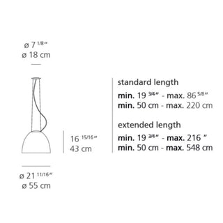 Artemide Nur suspension lamp LED - Buy now on ShopDecor - Discover the best products by ARTEMIDE design