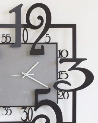 Arti e Mestieri Amos wall clock nero - Buy now on ShopDecor - Discover the best products by ARTI E MESTIERI design