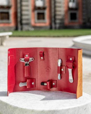 L'Atelier Du Vin Oeno Collection Nomad wine accessory set in leather pouch - Buy now on ShopDecor - Discover the best products by L'ATELIER DU VIN design