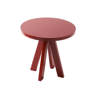 Atipico A.ngelo small Table wood Red - Buy now on ShopDecor - Discover the best products by ATIPICO design