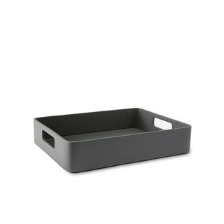 Atipico Arigatoe Containers H.7,5 cm tray container Anthracite grey - Buy now on ShopDecor - Discover the best products by ATIPICO design