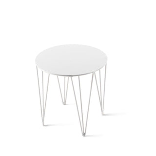 Atipico Chele diam.30 cm small Table metal White - Buy now on ShopDecor - Discover the best products by ATIPICO design