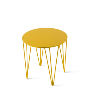 Atipico Chele diam.30 cm small Table metal Yellow - Buy now on ShopDecor - Discover the best products by ATIPICO design
