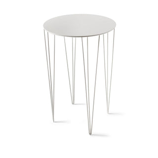 Atipico Chele diam.40 cm H60 small Table metal White - Buy now on ShopDecor - Discover the best products by ATIPICO design