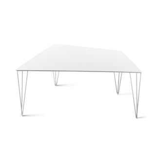 Atipico Chele 68x43 cm small Table in signal white metal - Buy now on ShopDecor - Discover the best products by ATIPICO design