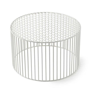 Atipico Tamburo diam.50 cm small Table metal White - Buy now on ShopDecor - Discover the best products by ATIPICO design