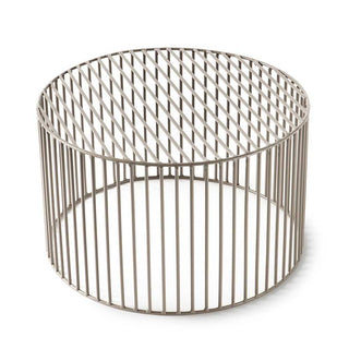 Atipico Tamburo diam.50 cm small Table metal Dove grey - Buy now on ShopDecor - Discover the best products by ATIPICO design