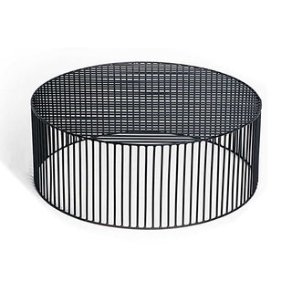Atipico Tamburo diam.70 cm small Table metal Black - Buy now on ShopDecor - Discover the best products by ATIPICO design