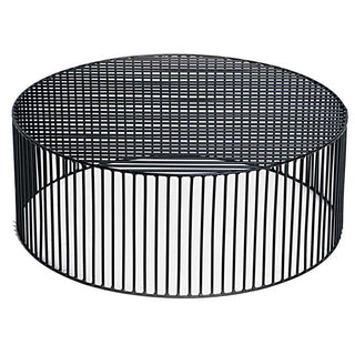 Atipico Tamburo diam.80 cm small Table metal Black - Buy now on ShopDecor - Discover the best products by ATIPICO design