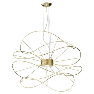 Axolight Hoops 4 LED suspension lamp gold by Giovanni Barbato - Buy now on ShopDecor - Discover the best products by AXOLIGHT design