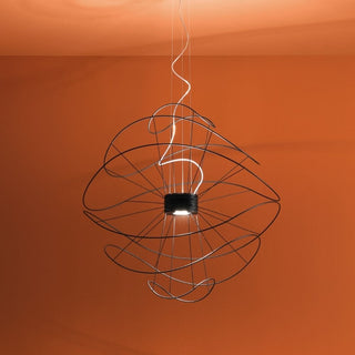 Axolight Hoops 6 LED suspension lamp by Giovanni Barbato Axolight Black NE - Buy now on ShopDecor - Discover the best products by AXOLIGHT design