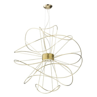 Axolight Hoops 6 LED suspension lamp by Giovanni Barbato Axolight Gold OR - Buy now on ShopDecor - Discover the best products by AXOLIGHT design
