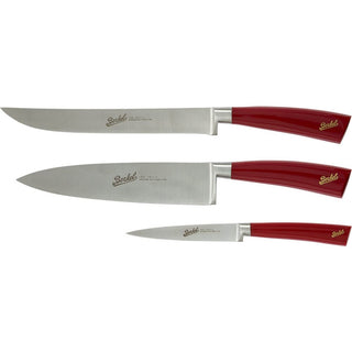 Berkel Elegance Set of 3 knives chef Berkel Red - Buy now on ShopDecor - Discover the best products by BERKEL design