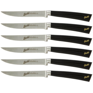 Berkel Elegance Set of 6 steak knives Berkel Black - Buy now on ShopDecor - Discover the best products by BERKEL design