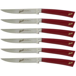 Berkel Elegance Set of 6 steak knives Berkel Red - Buy now on ShopDecor - Discover the best products by BERKEL design
