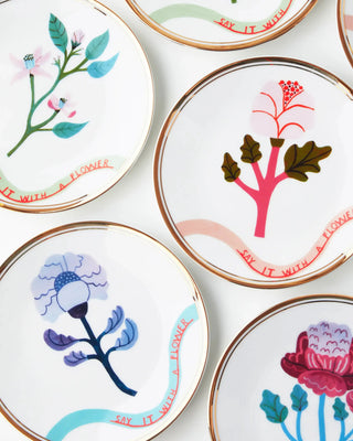 Bitossi Botanica set 6 small plates diam. 15.5 cm. - 6.10 in. - Buy now on ShopDecor - Discover the best products by BITOSSI HOME design