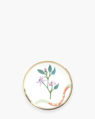 Bitossi Botanica small plate diam. 15.5 cm. - 6.10 in. Clematis - Buy now on ShopDecor - Discover the best products by BITOSSI HOME design
