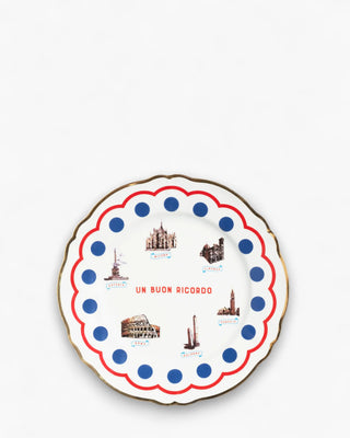 Bitossi Un Buon Ricordo dinner plate diam. 26.5 cm. - 10.43 in. Monuments - Buy now on ShopDecor - Discover the best products by BITOSSI HOME design