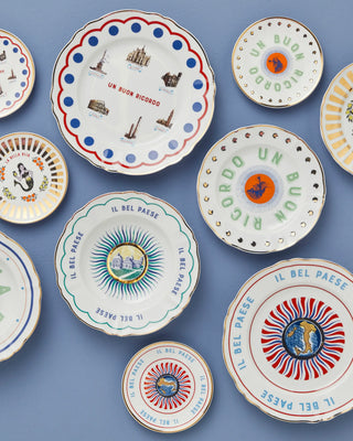 Bitossi Un Buon Ricordo dinner plate diam. 26.5 cm. - 10.43 in. - Buy now on ShopDecor - Discover the best products by BITOSSI HOME design