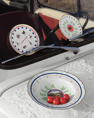 Bitossi Un Buon Ricordo soup plate diam. 23 cm. - 9.05 in. - Buy now on ShopDecor - Discover the best products by BITOSSI HOME design