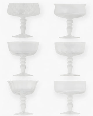 Bitossi Diseguale set 6 champagne bowls Transparent - Buy now on ShopDecor - Discover the best products by BITOSSI HOME design