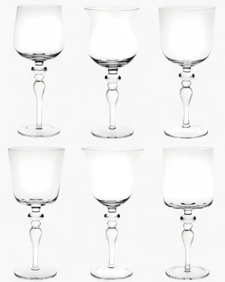 Bitossi Diseguale set 6 assorted stemmed glasses Transparent - Buy now on ShopDecor - Discover the best products by BITOSSI HOME design