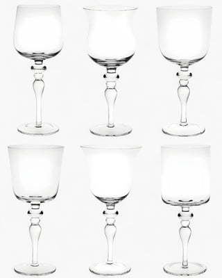 Bitossi Diseguale set 6 assorted stemmed glasses Transparent - Buy now on ShopDecor - Discover the best products by BITOSSI HOME design