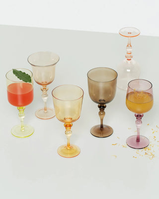 Bitossi Diseguale set 6 assorted stemmed glasses - Buy now on ShopDecor - Discover the best products by BITOSSI HOME design