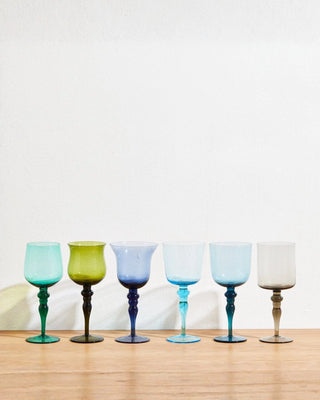 Bitossi Diseguale set 6 assorted stemmed glasses - Buy now on ShopDecor - Discover the best products by BITOSSI HOME design